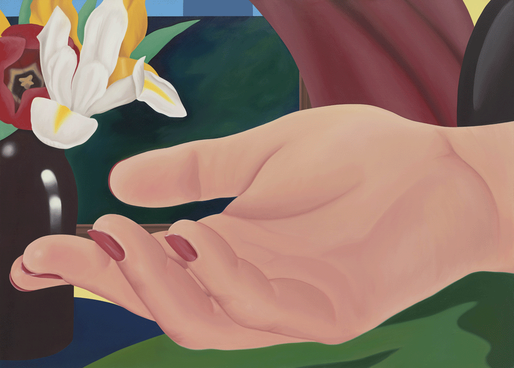 Tom Wesselmann Gina's Hand, 1972-82 Huile sur toile / oil on canvas 149,86 x 208,28 cm / 59 x 82 inches © The Estate of Tom Wesselmann/ Licensed by VAGA, New York