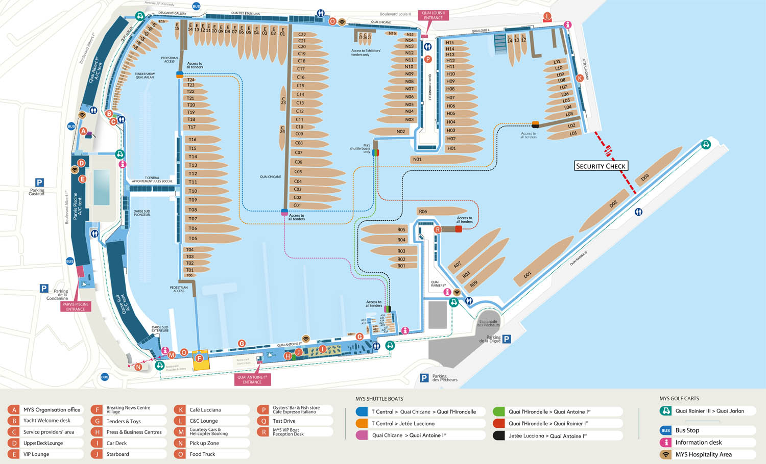 Plan du Salon MYS 2018